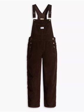 Levi's Women's Baggy Highwater Corduroy Overalls | Size S